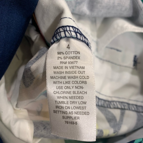 A.N.A Twill Shorts Navy Tropical 4 - Picture 5 of 7